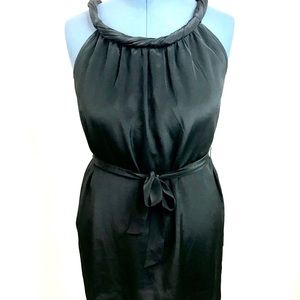 Banana Republic black silk dress